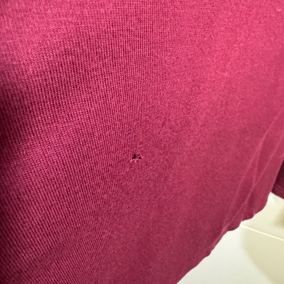 Mossimo Supply Co. Burgundy V-Neck Crisscross Back Dress XXL - Picture 5 of 5